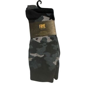 Frye boot socks 2 pack Camo Solid Brand New in Package